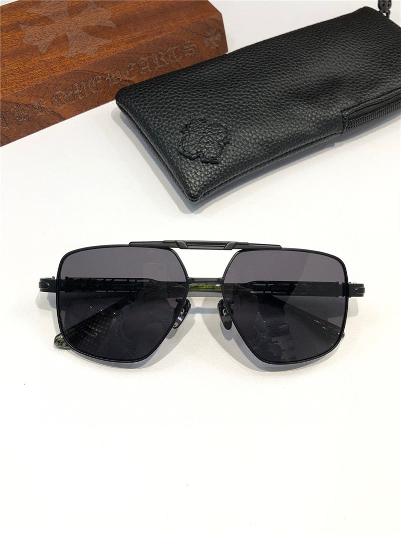 Chrome Hearts 8240 square-frame tinted sunglasses - buyonlinebehappy