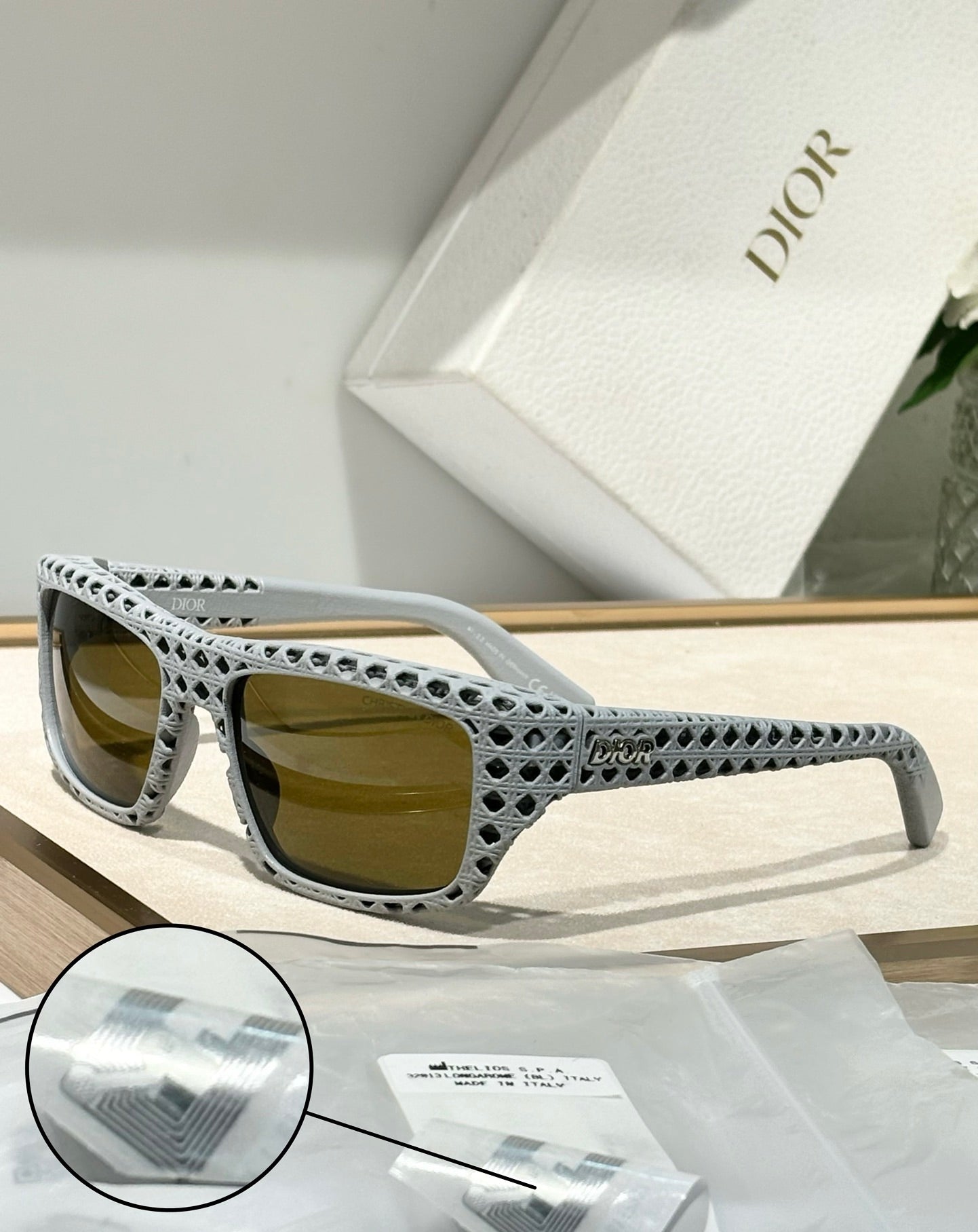 Christian Dior Men's Dior3D S1I Rectangular Sunglass ✨ - buyonlinebehappy