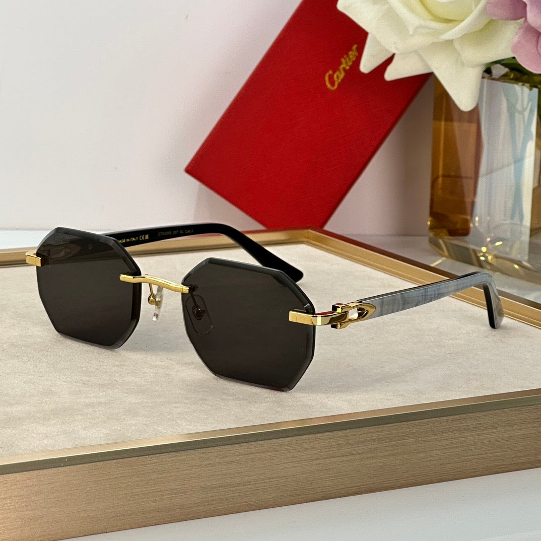 Cartier CT0439S Unisex Sunglasses  $3495 ✨ - buyonlinebehappy