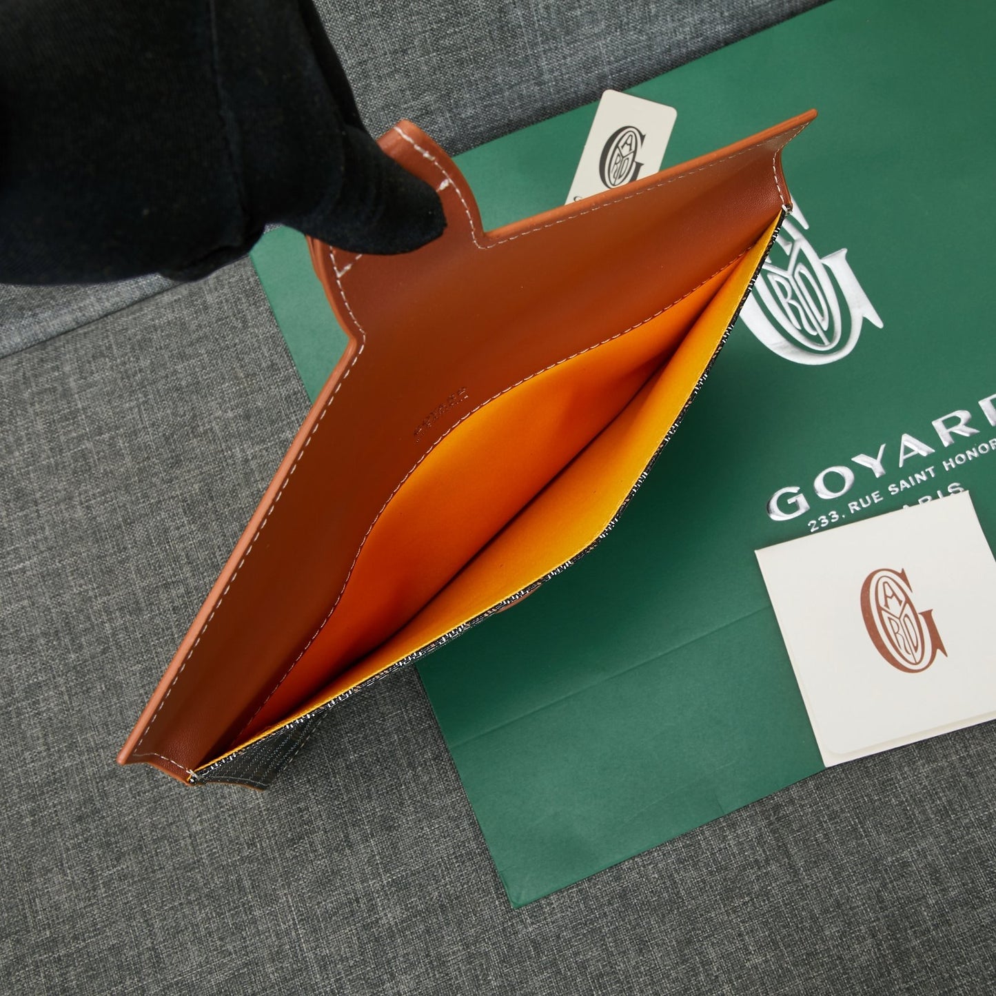 Goyard Camondo 2 Pouch In Goyardine Envelope Canvas Clutch✨ - buyonlinebehappy