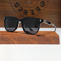 Chrome Hearts Sunglasses Frame Call Melice -Black-Gold-Silver ✨