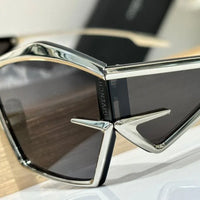 GIVENCHY GIV CUT GV40066U Cat-eye gold-tone sunglasses Size 66✨