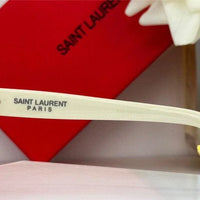 Saint Laurent Women's Monogram Hinge Narrow Cat Eye Sunglasses Women's ✨