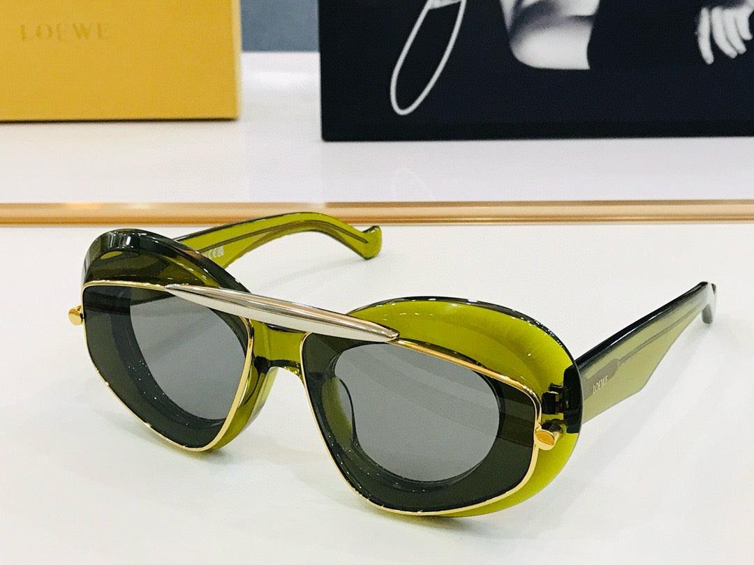 2024 New Season LOEWE Cateye double frame sunglasses in acetate and metal✨ - buyonlinebehappy