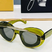 New Season LOEWE Cateye double frame sunglasses in acetate and metal✨