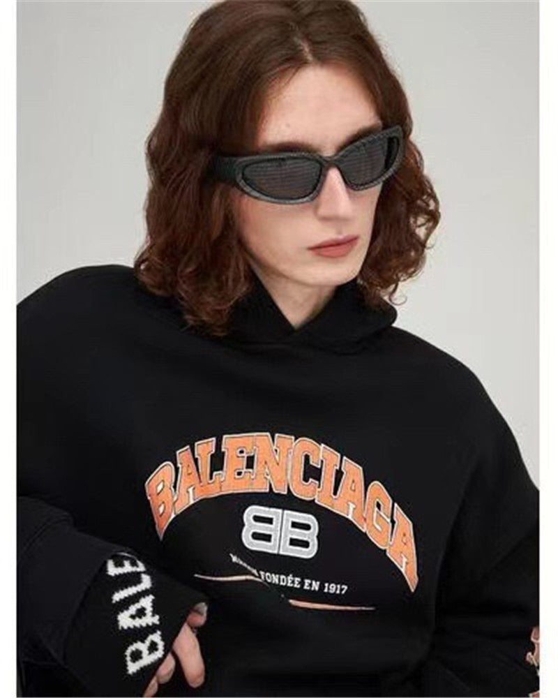 BALENCIAGA 0157S Swift oval-frame Sunglasses 🖤 - buyonlinebehappy