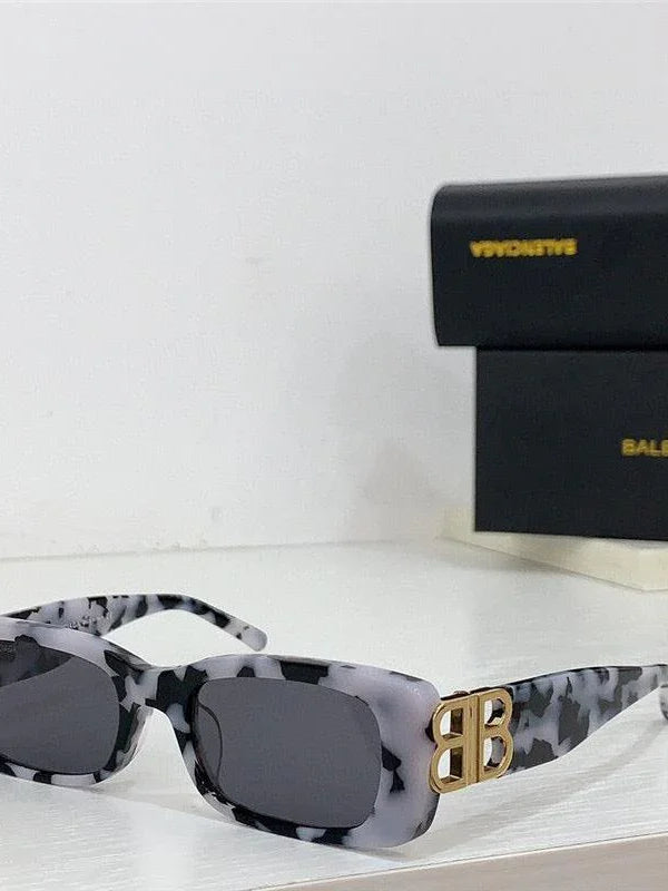 Balenciaga Eyewear Dynasty rectangle-frame sunglasses Unisex🖤