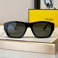 FENDI Men's FF Logo Rectangle Sunglasses✨