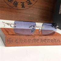 Chrome Hearts LORDIE Gold Rimless 56 15 134 Zeiss Lenses Sunglasses⚜️
