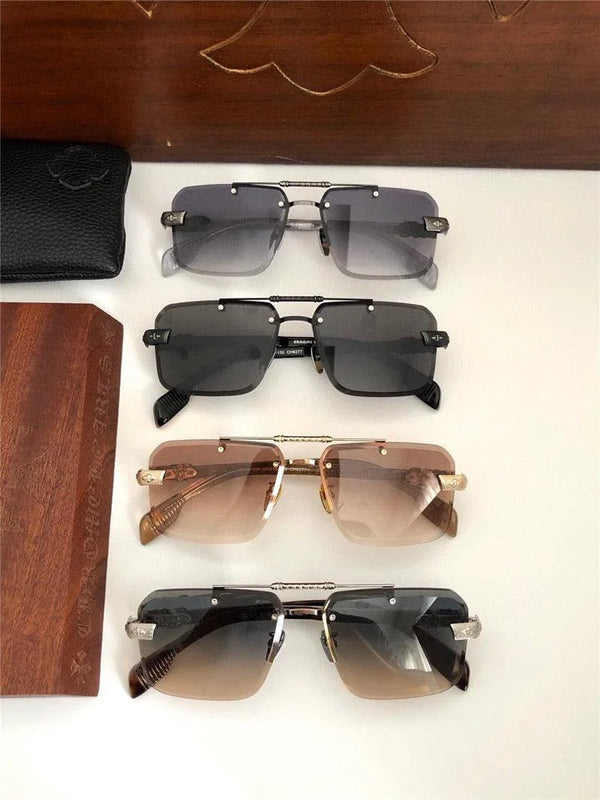 Chrome Hearts 8277 Shield Tinted Zeiss Lenses Sunglasses⚜️
