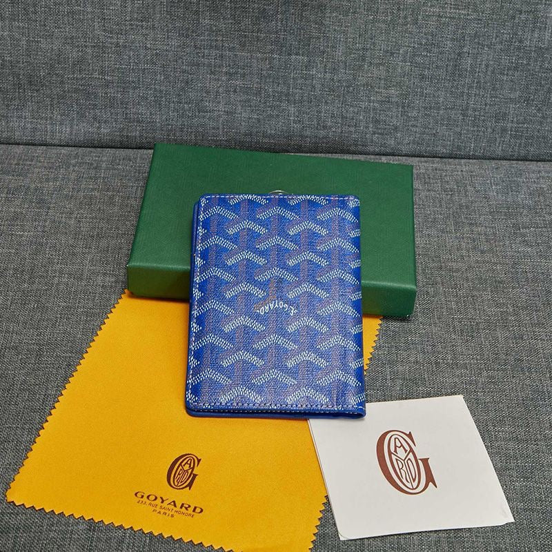 Goyard Grenelle Passport Cover In Goyardine Canvas✨ - buyonlinebehappy