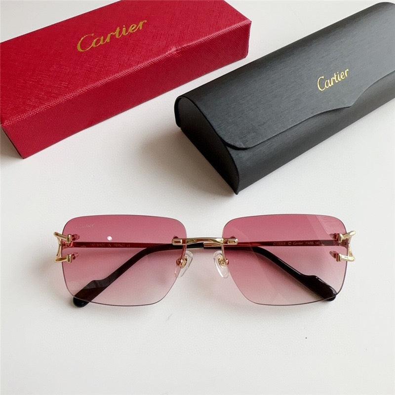 1 Cartier SIGNATURE C DE Style Sunglasses 57mm 14 lens Color - buyonlinebehappy