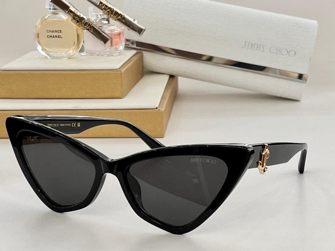 2024 Jimmy Choo ADDY - Cat Eye Sunglasses with Glitter women's ✨ - buyonlinebehappy