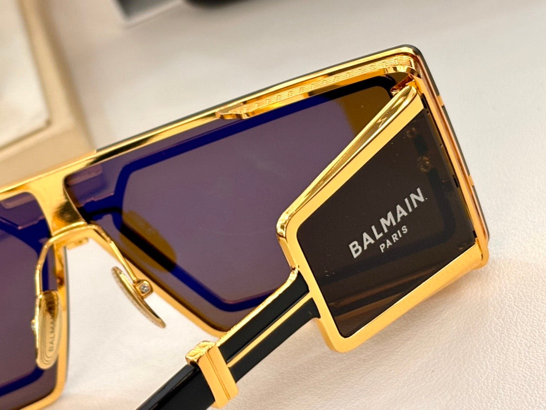 BALMAIN Eyewear Wonder Boy III rectangle-frame sunglasses✨ - buyonlinebehappy