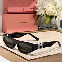 Miu Miu Glimpse oval-frame Acetate - 54 -07ZS Women's Sunglasses
