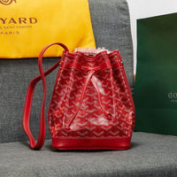 Goyard Petit Flot Bucket Bag In Goyardine Canvas Shoulder Bag ✨