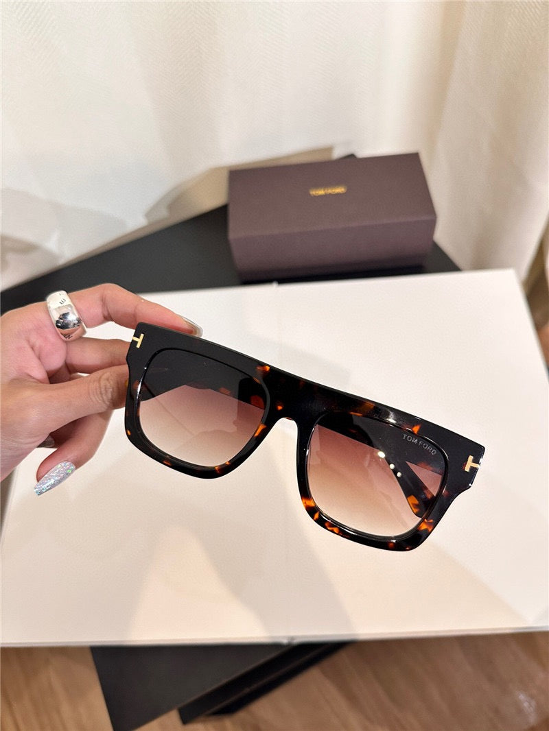 TOM FORD FAUSTO TF0711 Rectangular Sunglasses ✨ - buyonlinebehappy