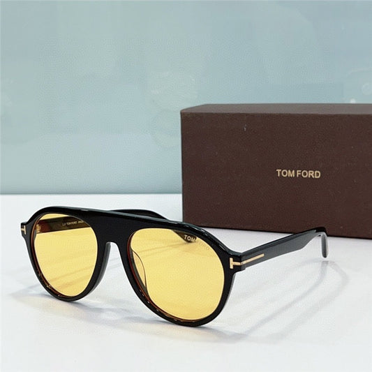 TOM FORD Pilot Horn TF1047 Private Collection Sunglasses $1100 ✨ - buyonlinebehappy