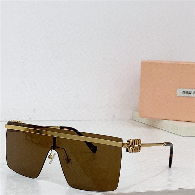 Miu Miu MU50ZS Gold-Black Frame XXL-141mm Women's Sunglasses✨ - buyonlinebehappy