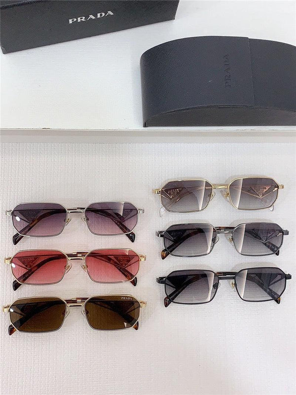 2023-24 NEW SEASON Prada A53V square-frame tinted sunglasses