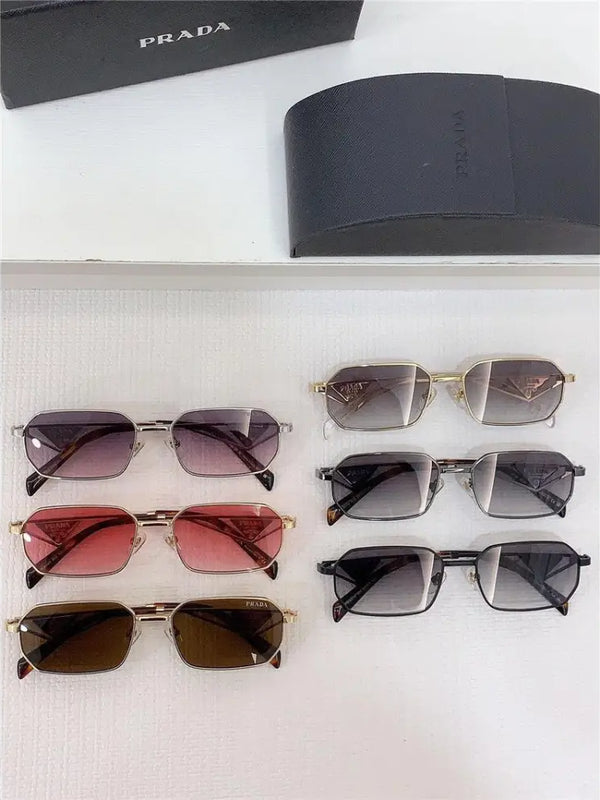 2023-24 NEW SEASON Prada A53V square-frame tinted sunglasses