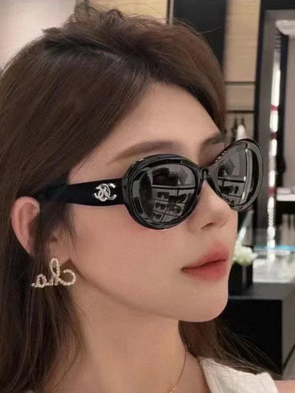 2024 CHANEL 5469  Oval Women's Acetate Sunglasses  ✨