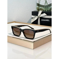 2024 Chanel CH5417 - Black/Beige Women's Acetate Sunglasses ✨