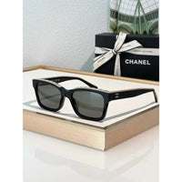 2024 Chanel CH5417 - Black/Beige Women's Acetate Sunglasses ✨