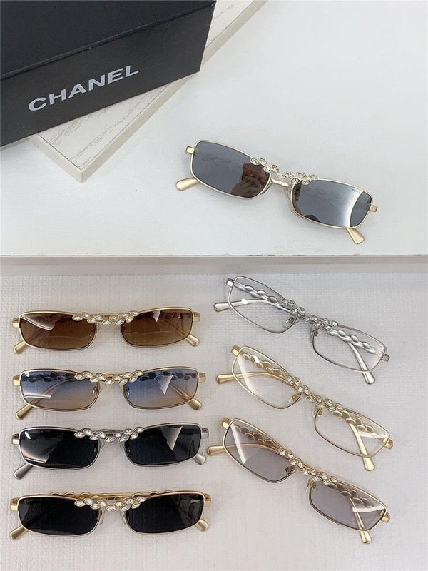 2024 CHANEL Rectangle Sunglasses 9567B C395/6V 🖤