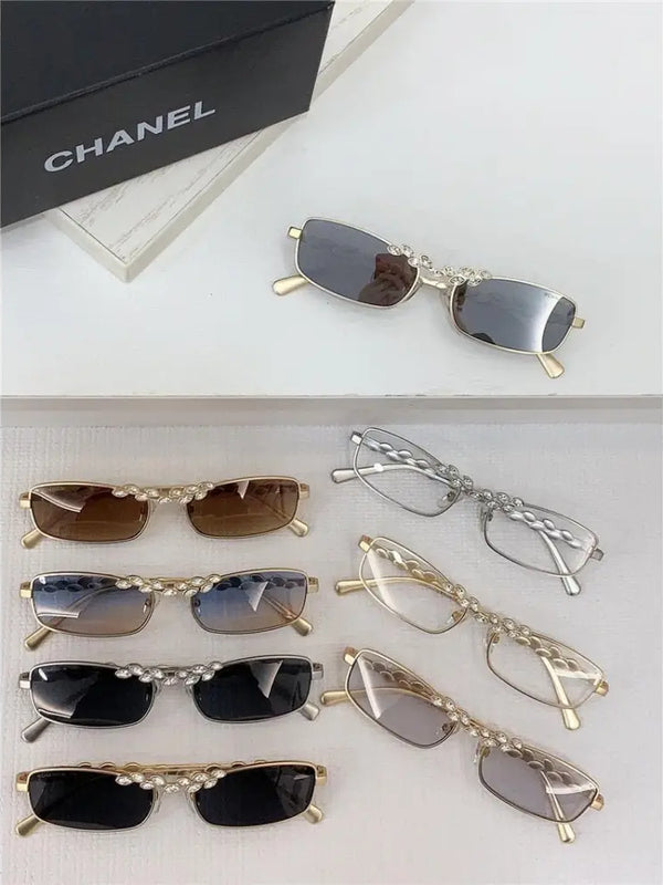 2024 CHANEL Rectangle Sunglasses 9567B C395/6V 🖤
