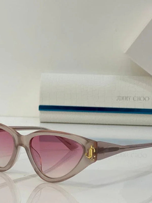 2024 Jimmy Choo JC5019 Cat Eye Sunglasses with Glitter women's ✨