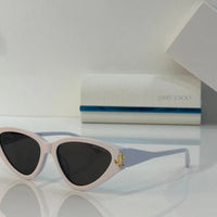 2024 Jimmy Choo JC5019 Cat Eye Sunglasses with Glitter women's ✨