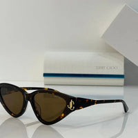 2024 Jimmy Choo JC5019 Cat Eye Sunglasses with Glitter women's ✨