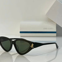 2024 Jimmy Choo JC5019 Cat Eye Sunglasses with Glitter women's ✨