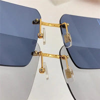 2024 Miu Miu Eyewear MU 54YS 5AK-5S0 Runway frameless sunglasses ✨