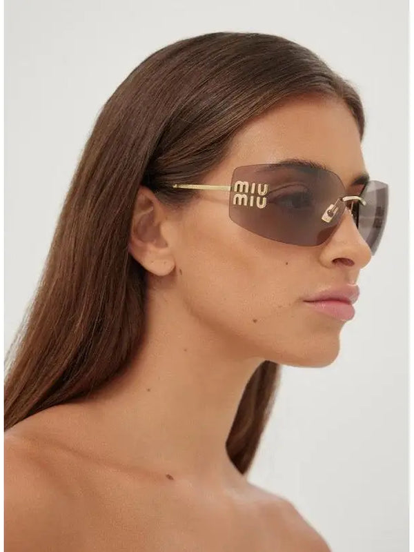 2024 Miu Miu Eyewear MU 54YS 5AK-5S0 Runway frameless sunglasses ✨