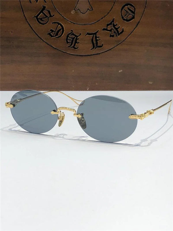 Chrome Hearts SINNERGASM oval round tinted Sunglasses✨