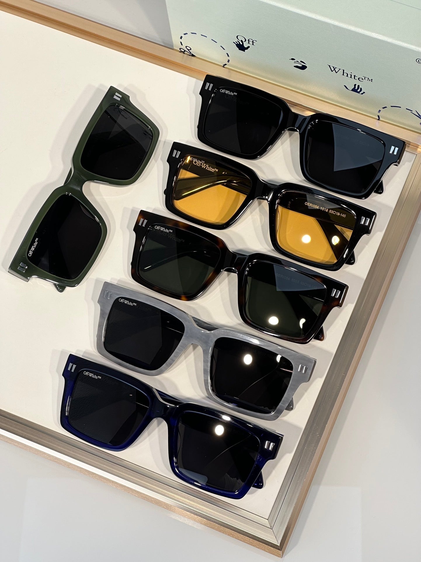 Off-White LAWTON OERI054 Sunglasses 🧩 - buyonlinebehappy