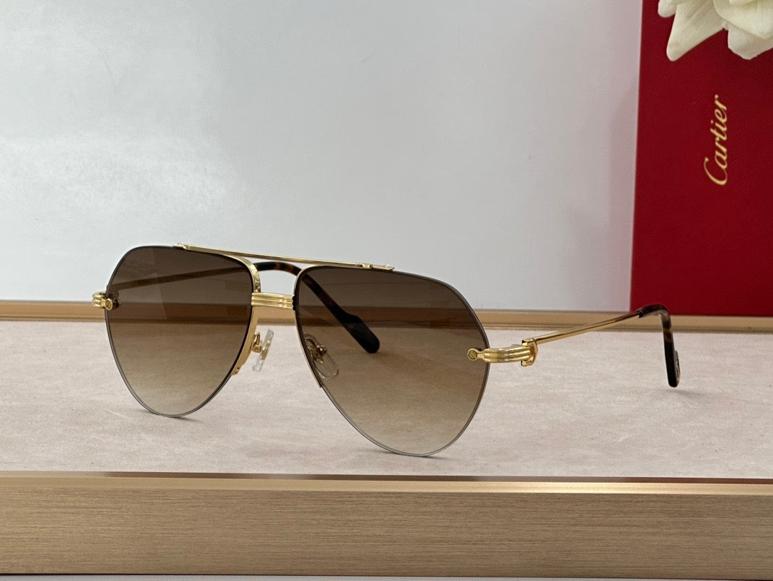 Cartier 2024 NEW ARRIVALS PREMIÈRE DE CARTIER SUNGLASSES CT 0427S 60mm 🐆 - buyonlinebehappy