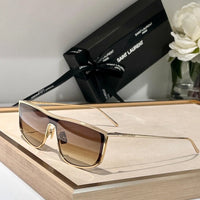 Saint Laurent SILVER-GOLD SL 605 LUNA’ Sunglasses✨