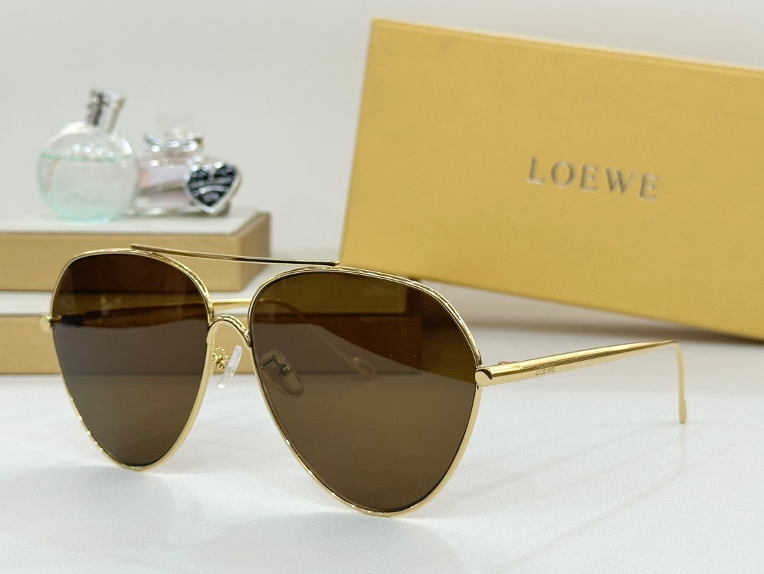 LOEWE Loewe Metal Aviator LW 40067U 30G Unisex Sunglasses ✨ - buyonlinebehappy