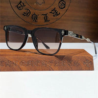 Chrome Hearts Sunglasses Frame Call Melice -Black-Gold-Silver ✨