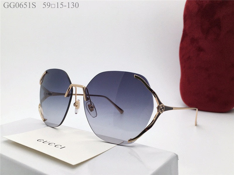 GUCCI 0651S Square 60mm Aviator Sunglasses ✨ - buyonlinebehappy