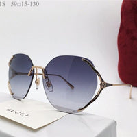 GUCCI 0651S Square 60mm Aviator Sunglasses ✨
