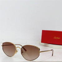 NEW Cartier metal frame sunglasses Panthere Women's s  0300S | 001 🐆