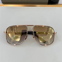DITA MACH-FIVE Rose Gold-Gold-Brown Unisex Clear Sunglasses 🔱