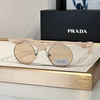 PRADA PR A18S - BLACK-PEACH-GREEN | SUNGLASSES Unisex  🟥