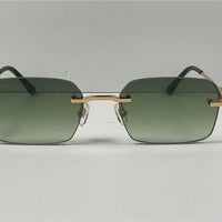 CARTIER  CT0290  Gold-Silver Men's Sunglasses 👑