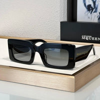 Alexander McQueen AM 0433S 001s Sunglasses Unisex💀