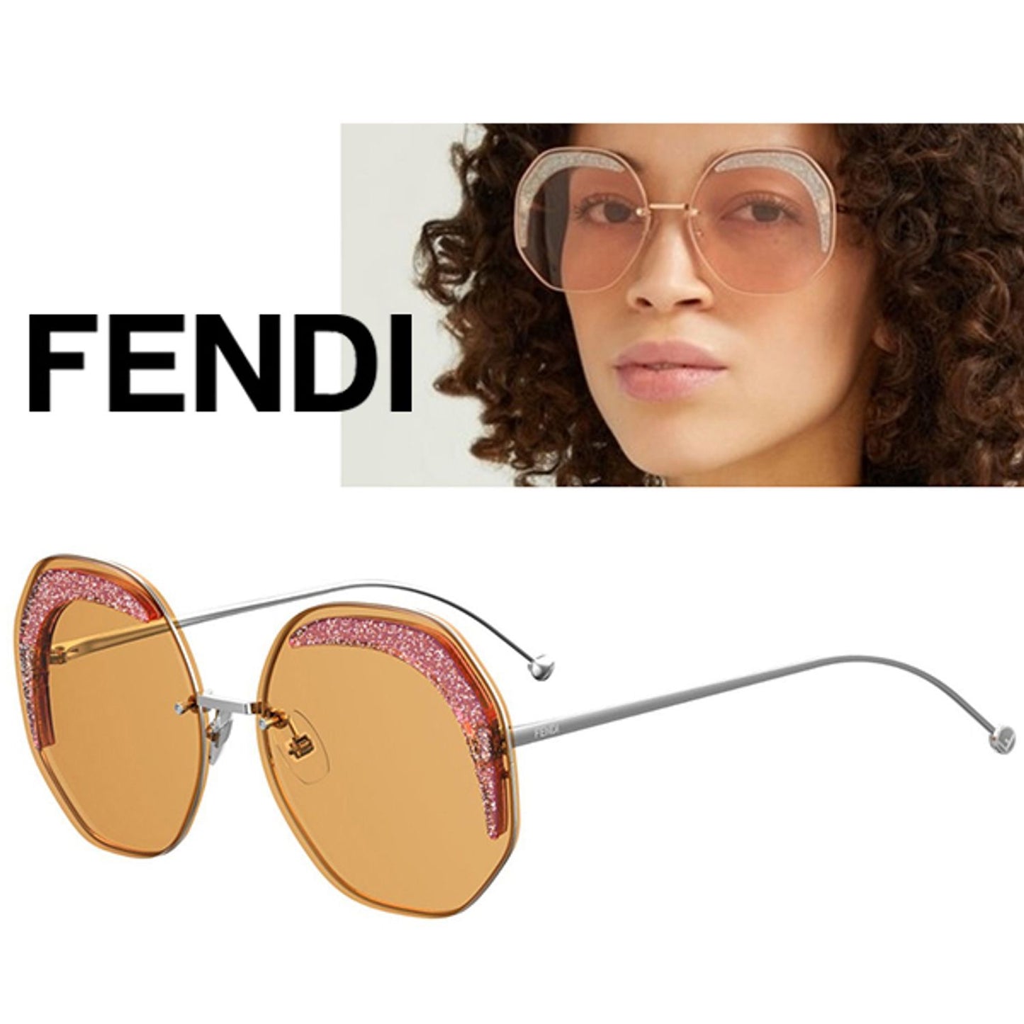 FENDI FF 0358/S 202298 (40G W7) Women's Sunglasses - buyonlinebehappy